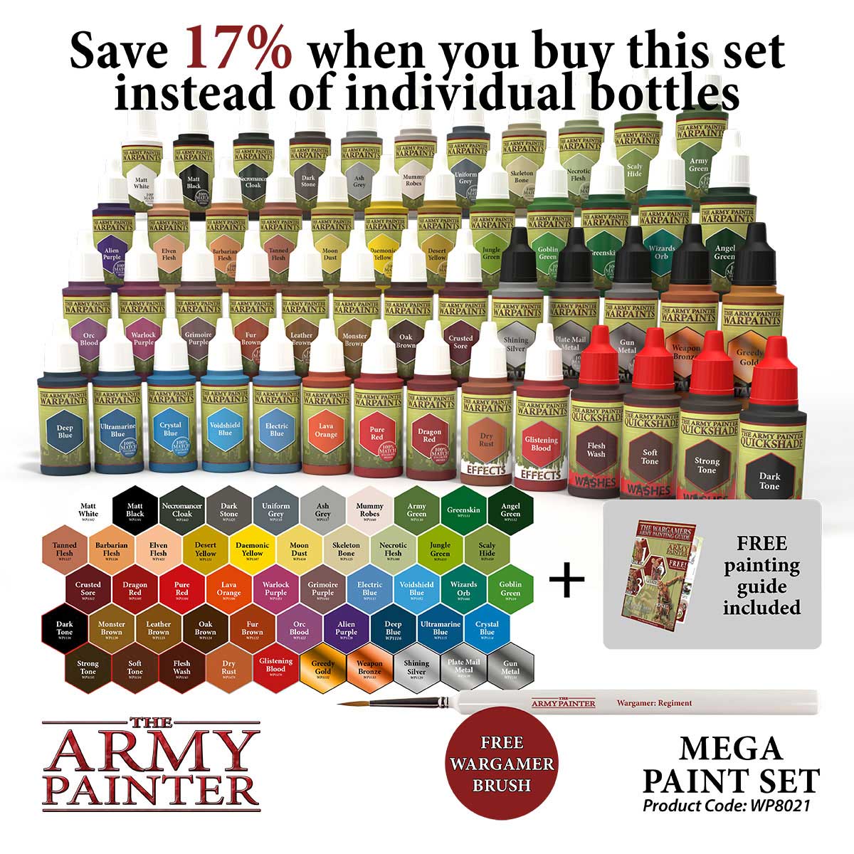 the-army-painter-warpaints-set-mega-paint-set-wp8021-gnomish-bazaar