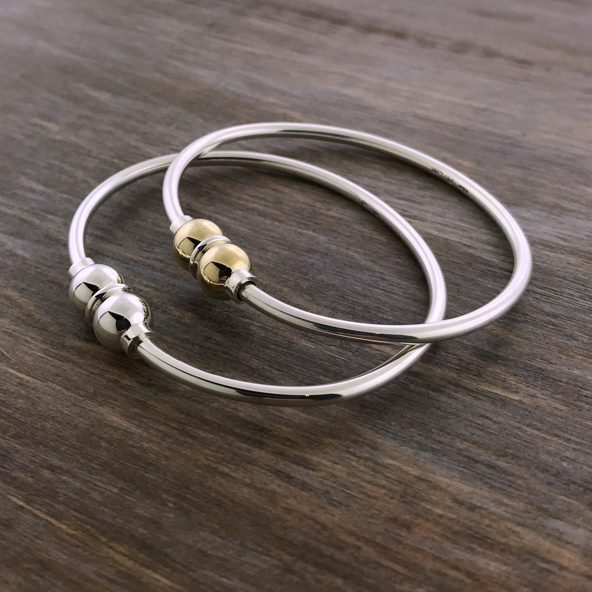 The Cape Cod Double Ball Bracelet available in sterling silver and 14k gold. – Cape Cod Jewelers