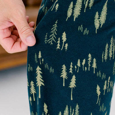 冬季森林女式假日休闲裤