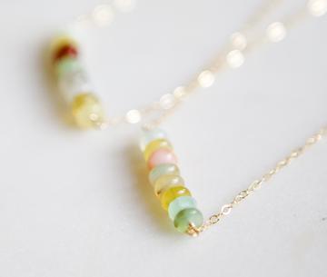 Opal Gemstone Jewelry Necklace