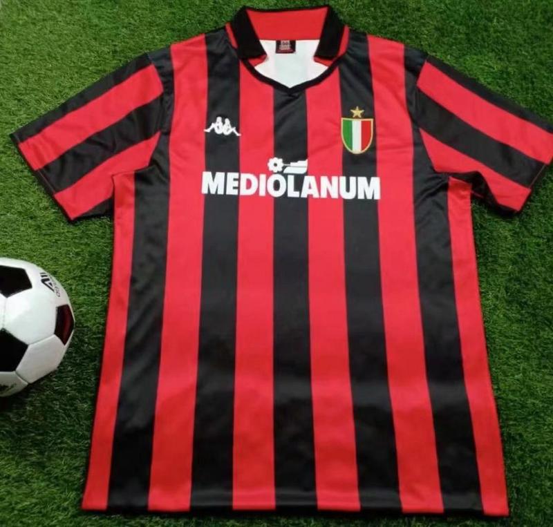 AC Milan retro soccer jersey