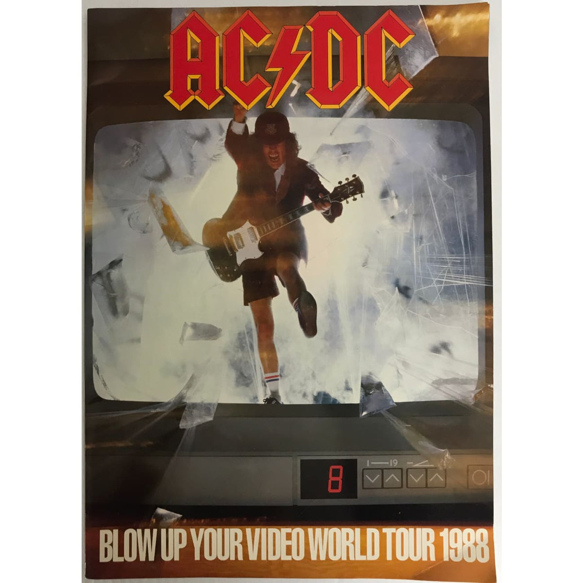 musicgoldmine.com AC/DC Blow Your Video 1988 Concert Program – MusicGoldmine.com