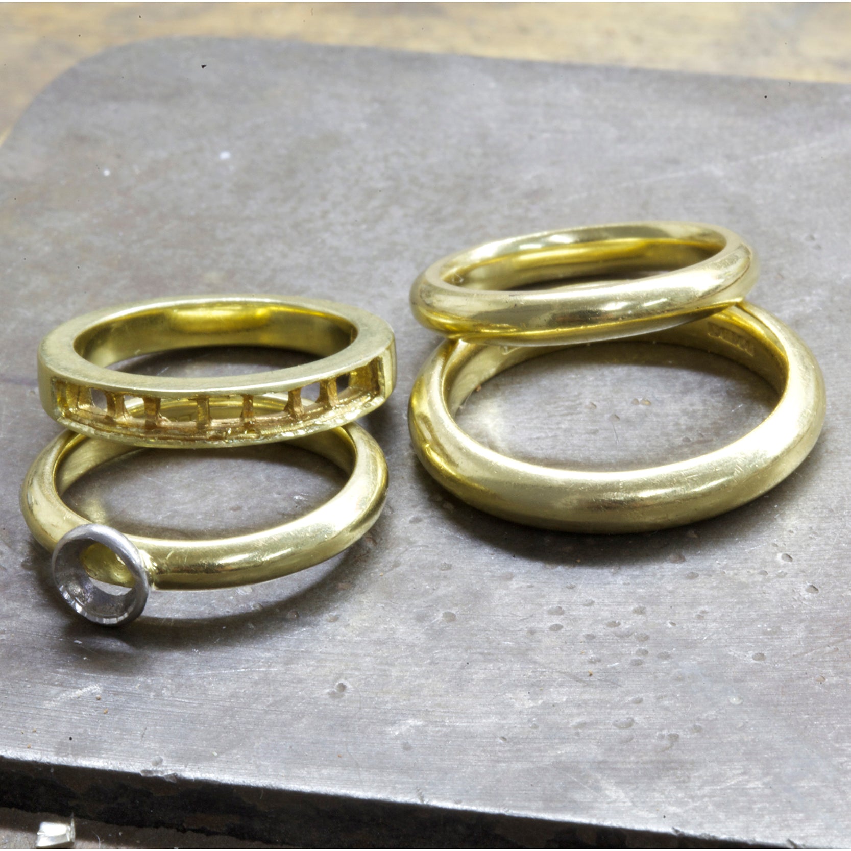 Ghazala's rings before remodelling
