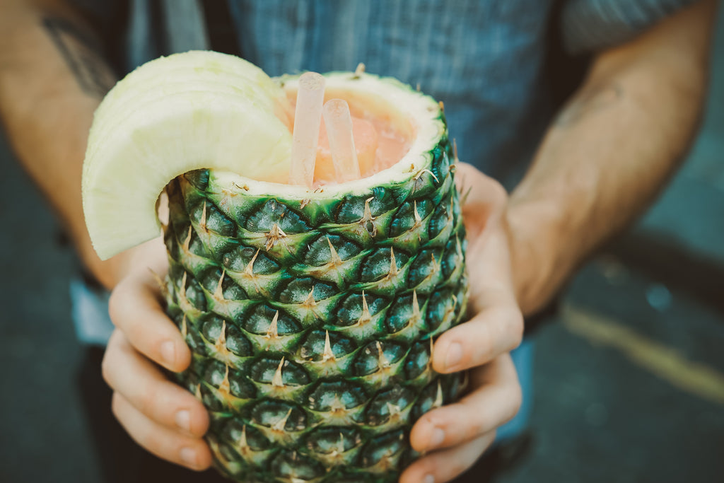 Collagen, pineapple and turmeric smoothie