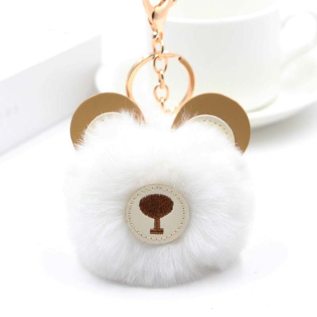 plush teddy bear keychain