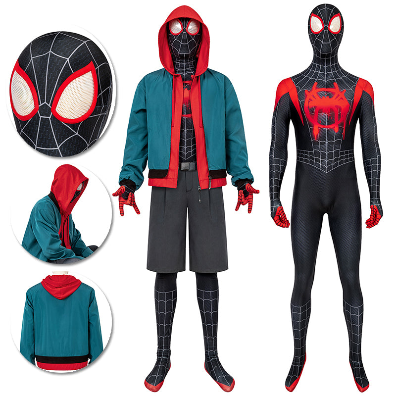 Miles Morales Spiderman Costumes Miles Morales Cosplay Suit