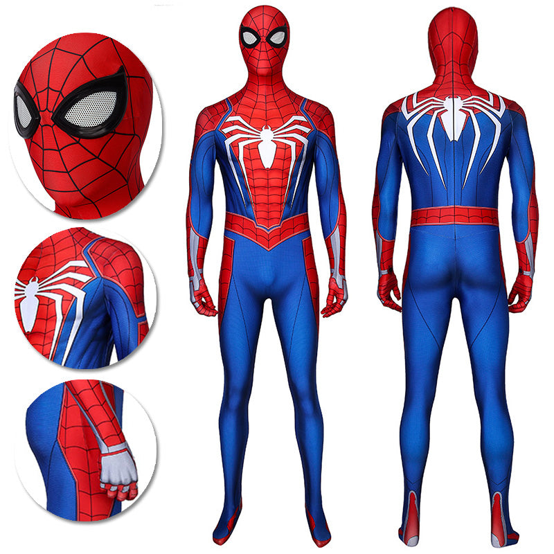 PS4 Spider-Woman Jumpsuit Spiderman Cosplay Zentai Suit Girl Costume Halloween