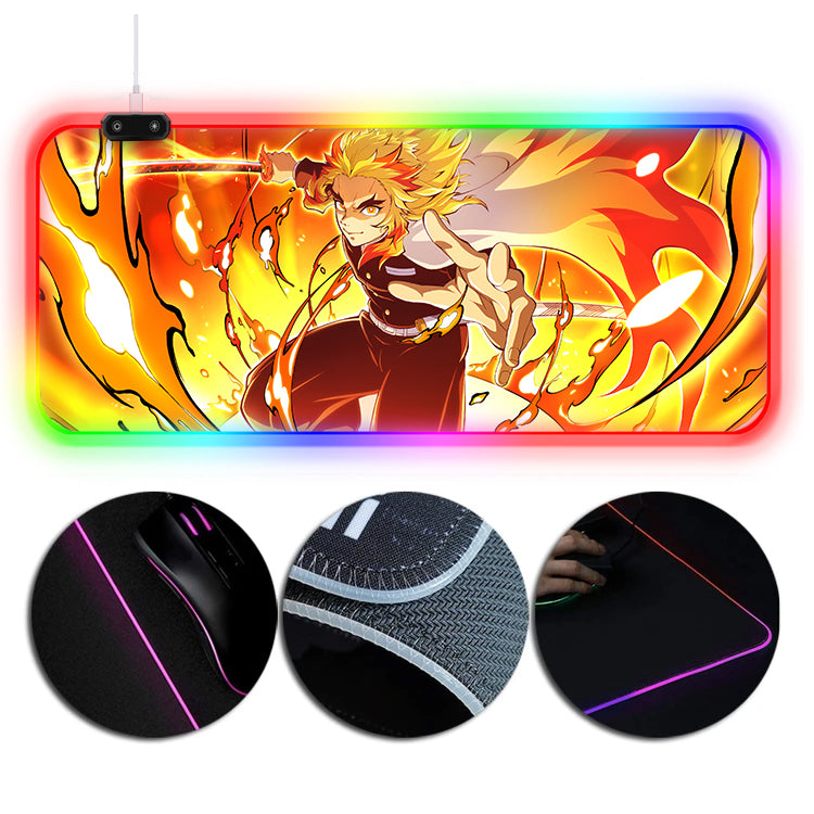 rengoku chest mouse pad