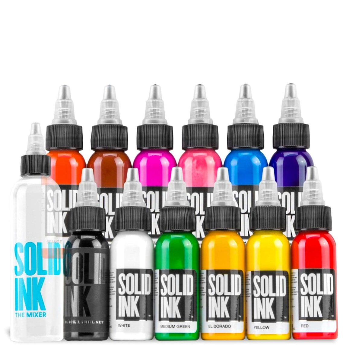 Solid Ink Solid Ink 12 Colors Spectrum Set Available in 1oz or 2oz