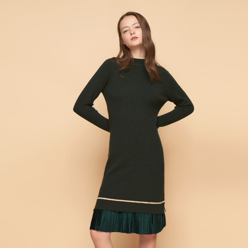 retro sweater dress