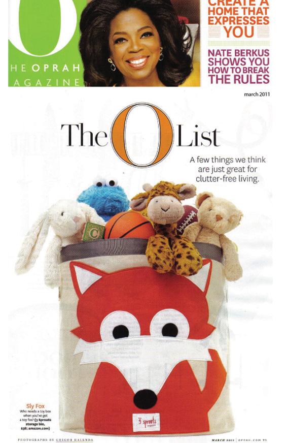 Oprah Magazine March 2011 - 3 Sprouts Press