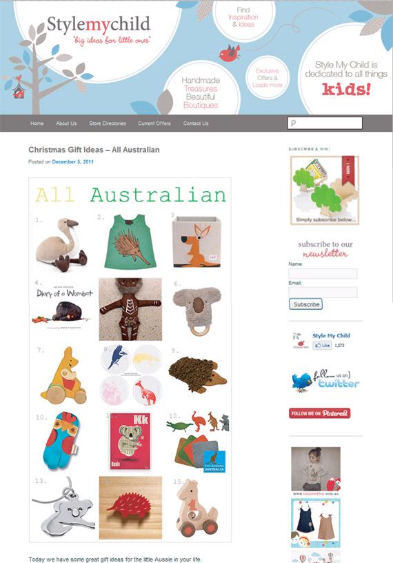 Style My Child - 3 Sprouts Press - December 2011