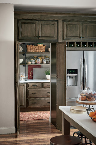 Diamond Cabinetry Walk Through Pantry, Open