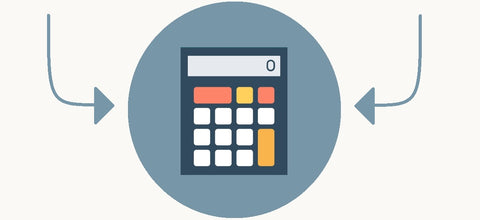 budget calculator for kitchen and bathroom renovation project with arrows