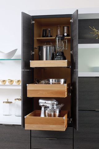 pantry cabinet with roll outs