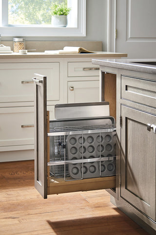 pull out tray divider in kitchen