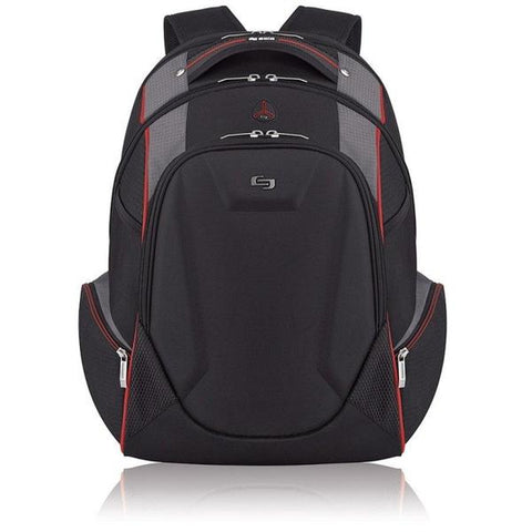 SOLO LAUNCH LAPTOP BACKPACK WITH HARDSHELL FRONT POCKET | BLACK