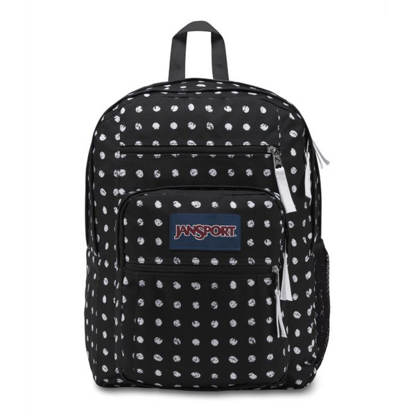 jansport gold polka dot backpack