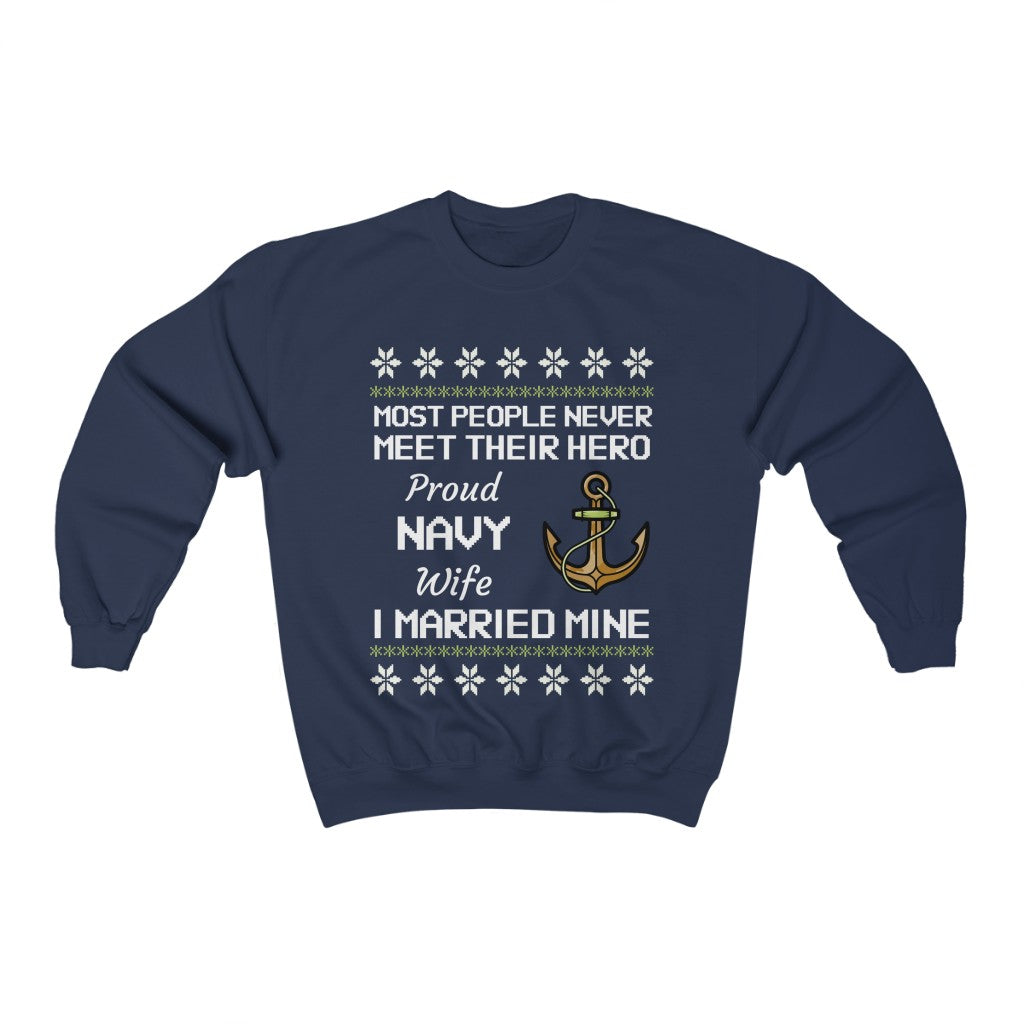 TOOLOUD Proud Navy Wife Sweatshirt