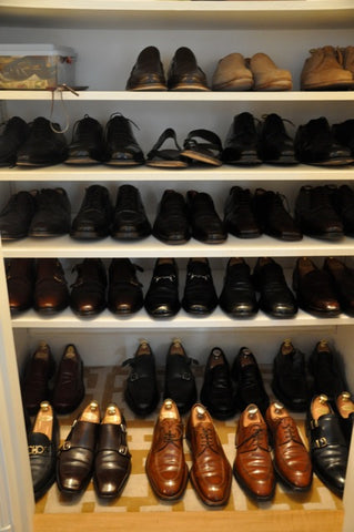 shoe shelves, shoe storage, shoe trees