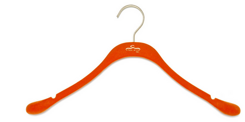 orange clothing hanger