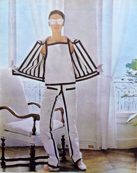 Courreges in Sunday Times Magazine Observer