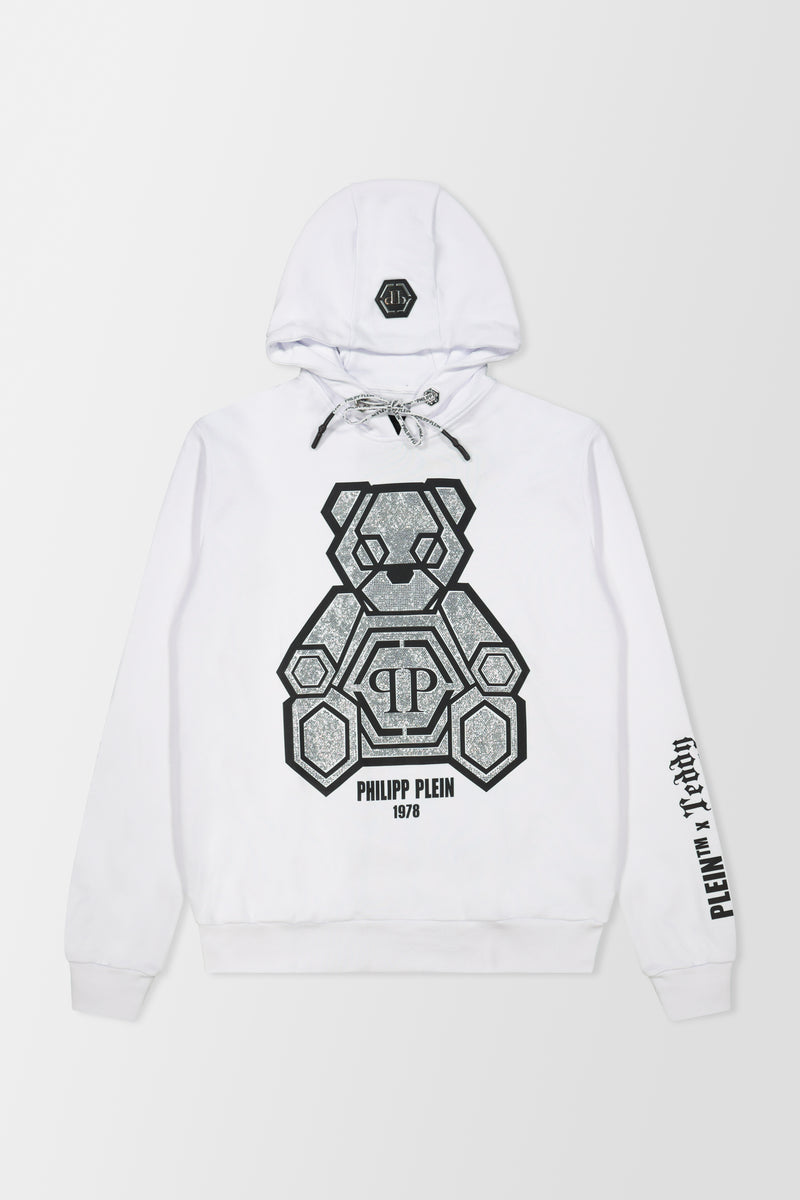 philipp plein white hoodie