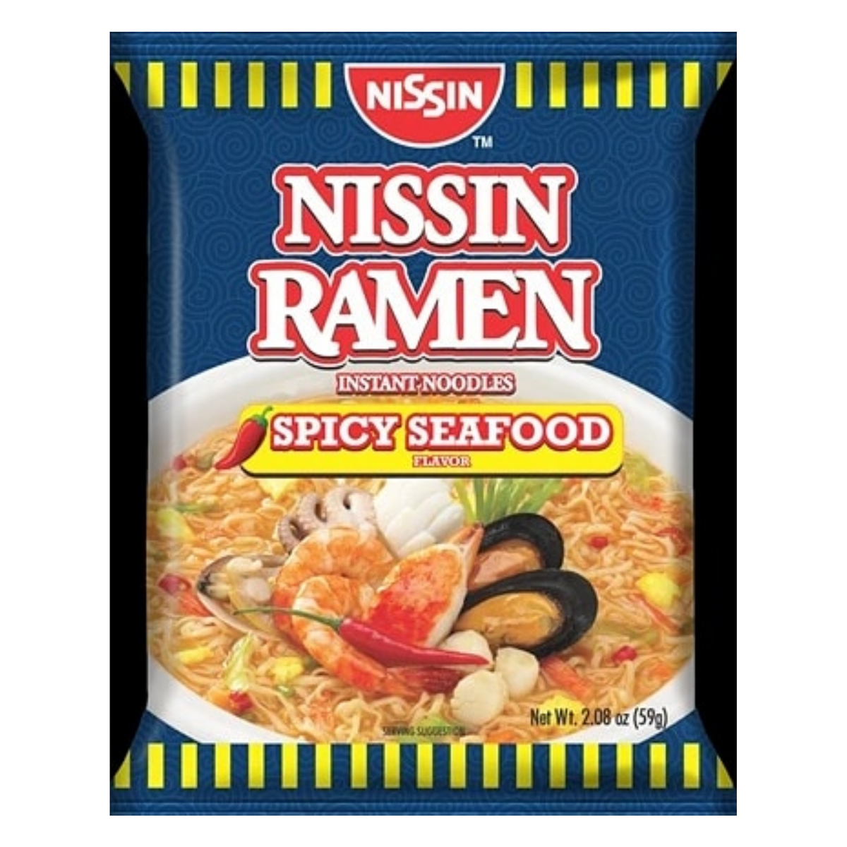 Nissin Ramen Spicy Seafood 59g x 12 packs – Fresh Mart