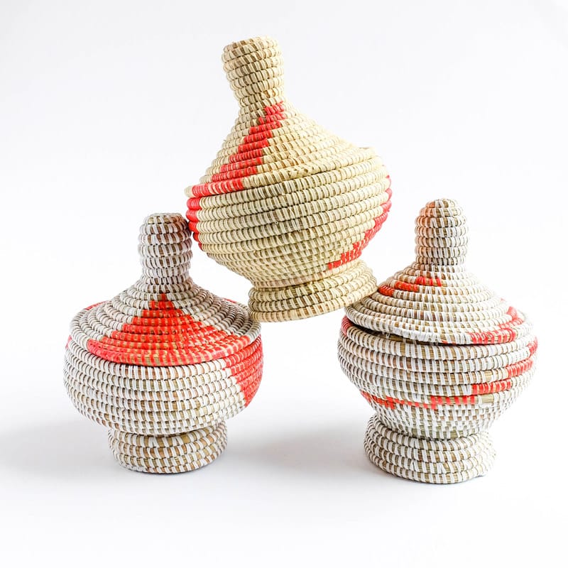 Handwoven baskets from Senegal