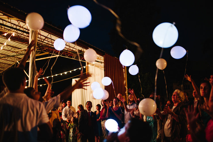 globos con luz led para decoración de bodas y fiestas