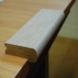 Oak Stair Nosing Unfinished Black American Walnut Flooring Hard Wax Oil Finish