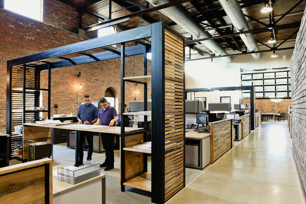 office furniture, desk, coworking, architecture firm, Columbus OH