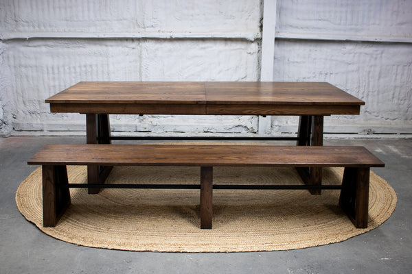 dining table, custom dining table, extension dining table, walnut dining table, custom furniture