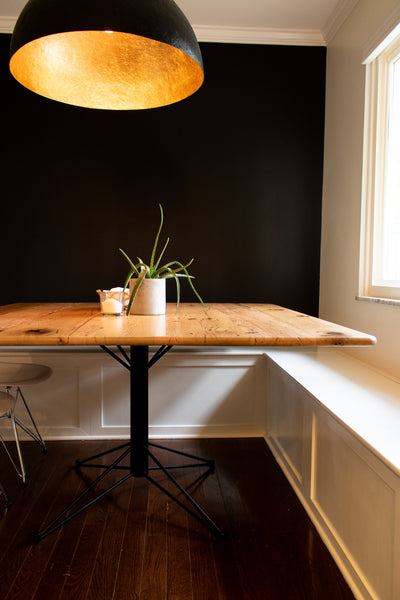 dining table, custom dining table, reclaimed oak dining table, oak dining table, custom furniture