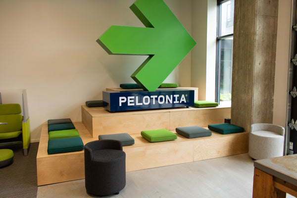 Pelotonia, stadium seating, custom furniture, wood furniture