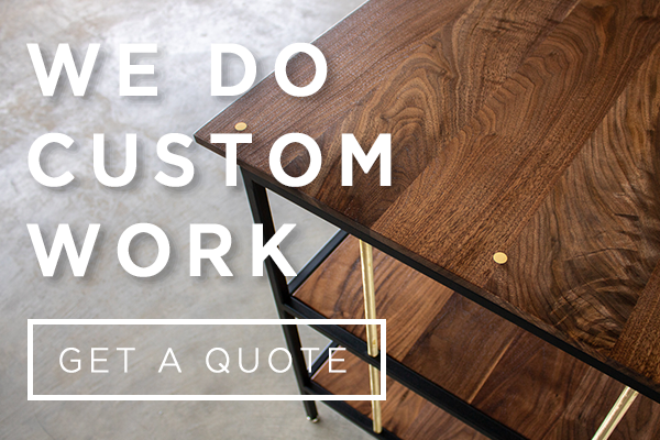 custom furniture, wood furniture, sustainable furniture, Edgework Creative