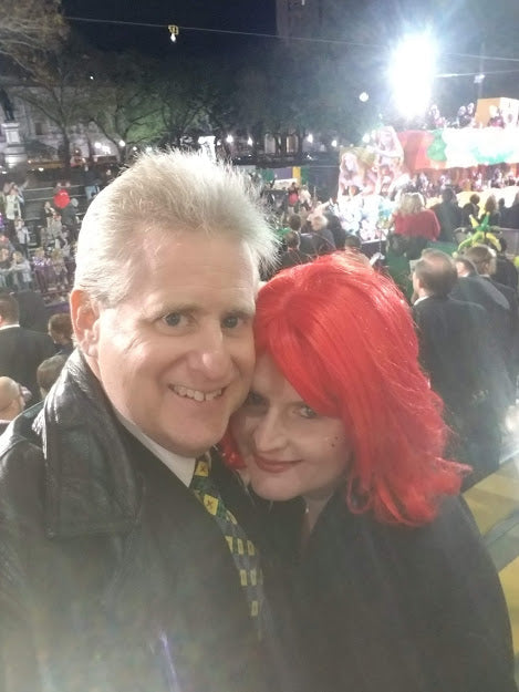 Jennifer and Will Samuels at Krewe of Cleopatra, 2020