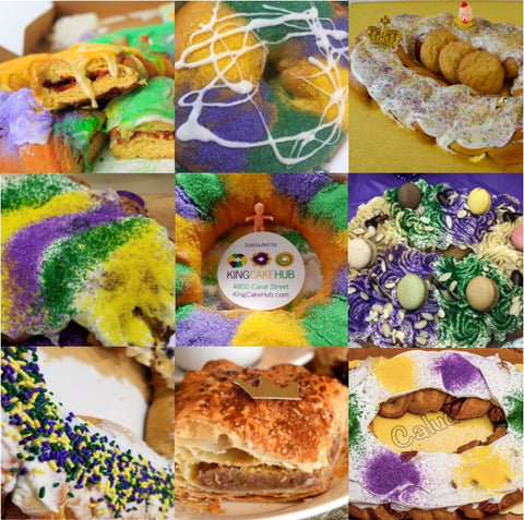 King Cake Collage