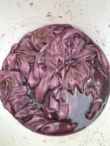 Natural dye process.