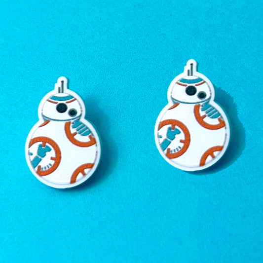 Bb8 Acrylic Post Earrings