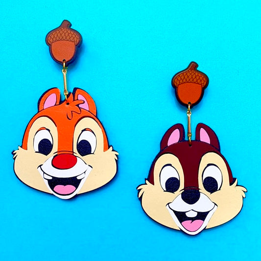 Chip & Dale Drop Earrings