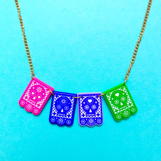 Papel Picado Statement Necklace