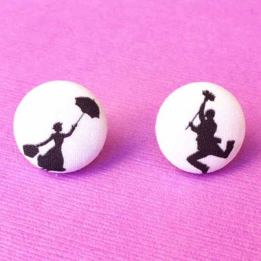 Mary & Bert Silhouette Inspired Earrings