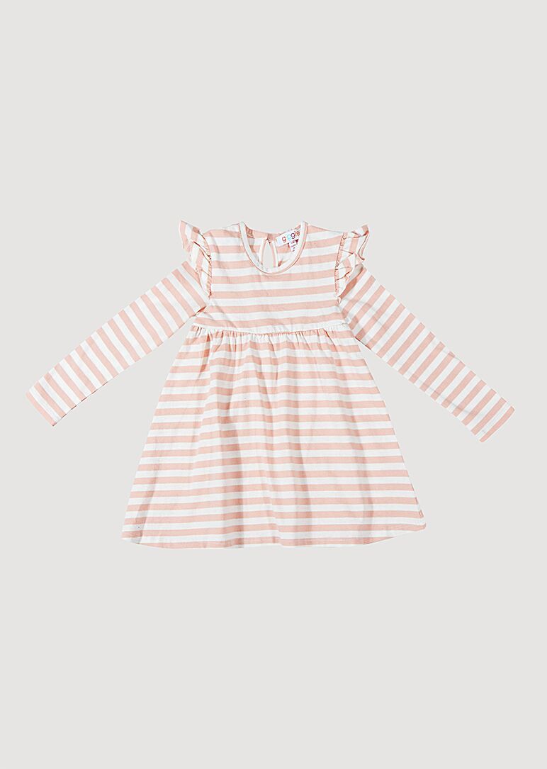 Pink Stripe Dress Dress Giggle