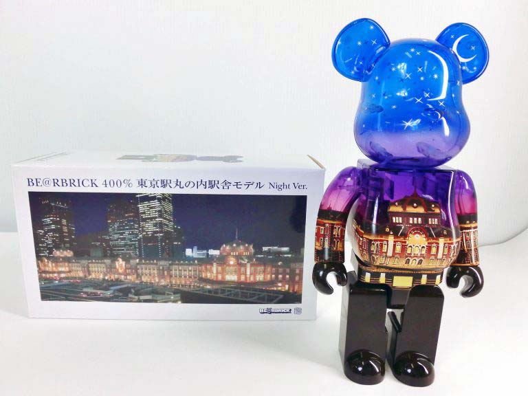 メーカー直送 BE@RBRICK ベアブリック 東京駅丸の内駅舎モデル Night