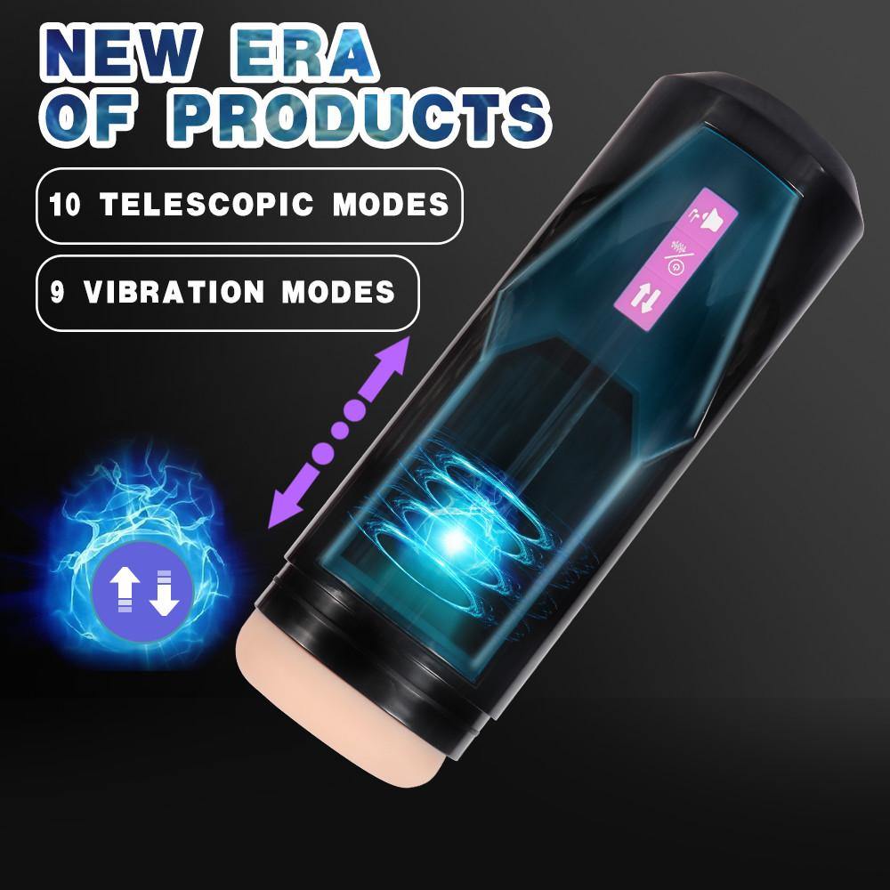 Male Masturbator Cup With 9 Vibration Modes Real Sexy Voice Sex Machine And Sex Doll Adult Toys 9943