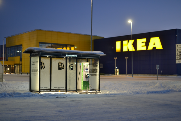 IKEA electric charging station