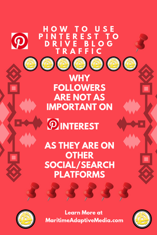 Why Followers are not as important on Pinterest as they are on instagram