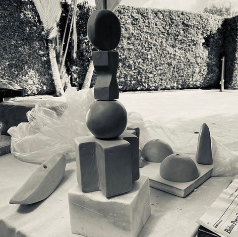 Kelly Klein's pottery