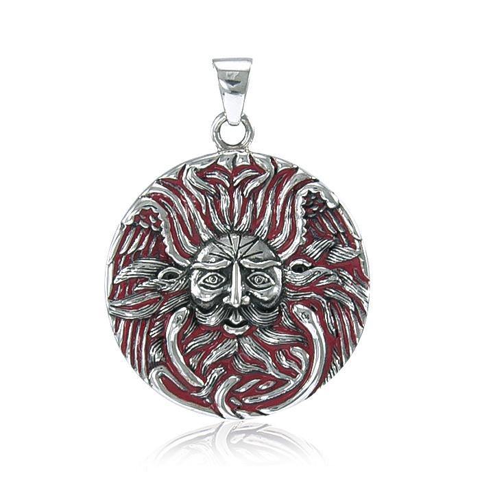 Oberon Zell Magick Circle .925 Sterling Silver Pendant by Peter Stone